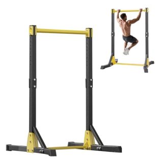 kamulouk Station de traction, barre de traction portable avec hauteur réglable, barre de traction Power Tower de 181,4 kg avec ajustement à 11 niveaux, tour de traction autoportante pour salle de