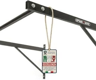 Cipriani sport Barre de traction murale professionnelle Calisthenics Home Workout pour salle de sport Muscle up Pull up (Noir, 120x90x50cm)