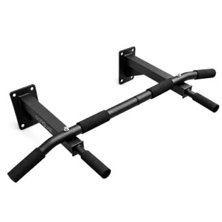 OcioDual Barre de traction murale OcioDual Flexions de traction jusqu'à 200 kg Noir Brillant Gym Home Gym Fixe