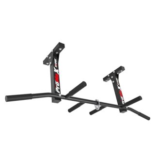K-Sport: Barre de traction pour montage au plafond I Station de musculation avec barre de traction et 3 poignées différentes I Tour de traction pour entraînement musculaire, eBook inclus
