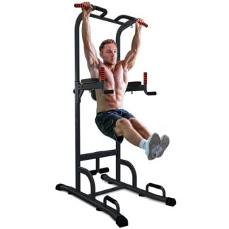 SPORTSTECH PT300 - Chaise Romaine pour Musculation à Domicile, Multifonction avec Barre de Traction, Banc de Musculation et Latzug - Équipement de Fitness pour Exercices de Poids du Corps