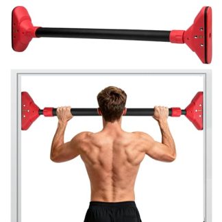 Amdoticknpf Barre de Traction pour Cadre de Porte, Barre de Traction Réglable de 72 cm à 95 cm, Sans Perçage, Usage Intérieur, Antidérapant, pour Le Fitness à la Maison, Maximum 200 kg