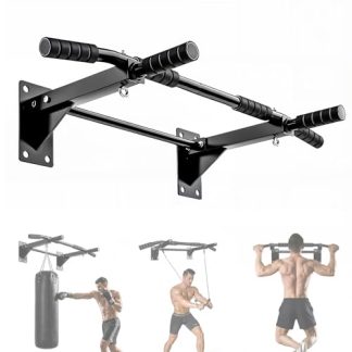 Vexloria Barres de traction, Barre de Traction Murale, Multi-Grip Pull Up Bar, Fonction supplémentaire pour Cordes Anneaux et Sacs de Frappe BSX1