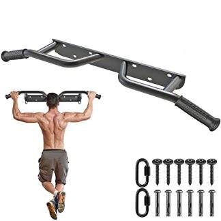Kipika Barre de traction robuste pour montage mural, cadre de porte pour la salle de sport, multifonctionnelle, portable, barre de traction, cadre de porte, charge maximale : 200 kg