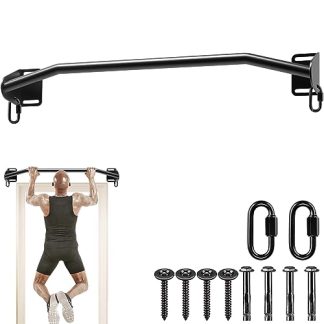 Kipika Barre de Traction Mural Bar de Traction Murale Barre de Tractions Mur Barre de Traction Portable, Système de Musculation pour la Maison