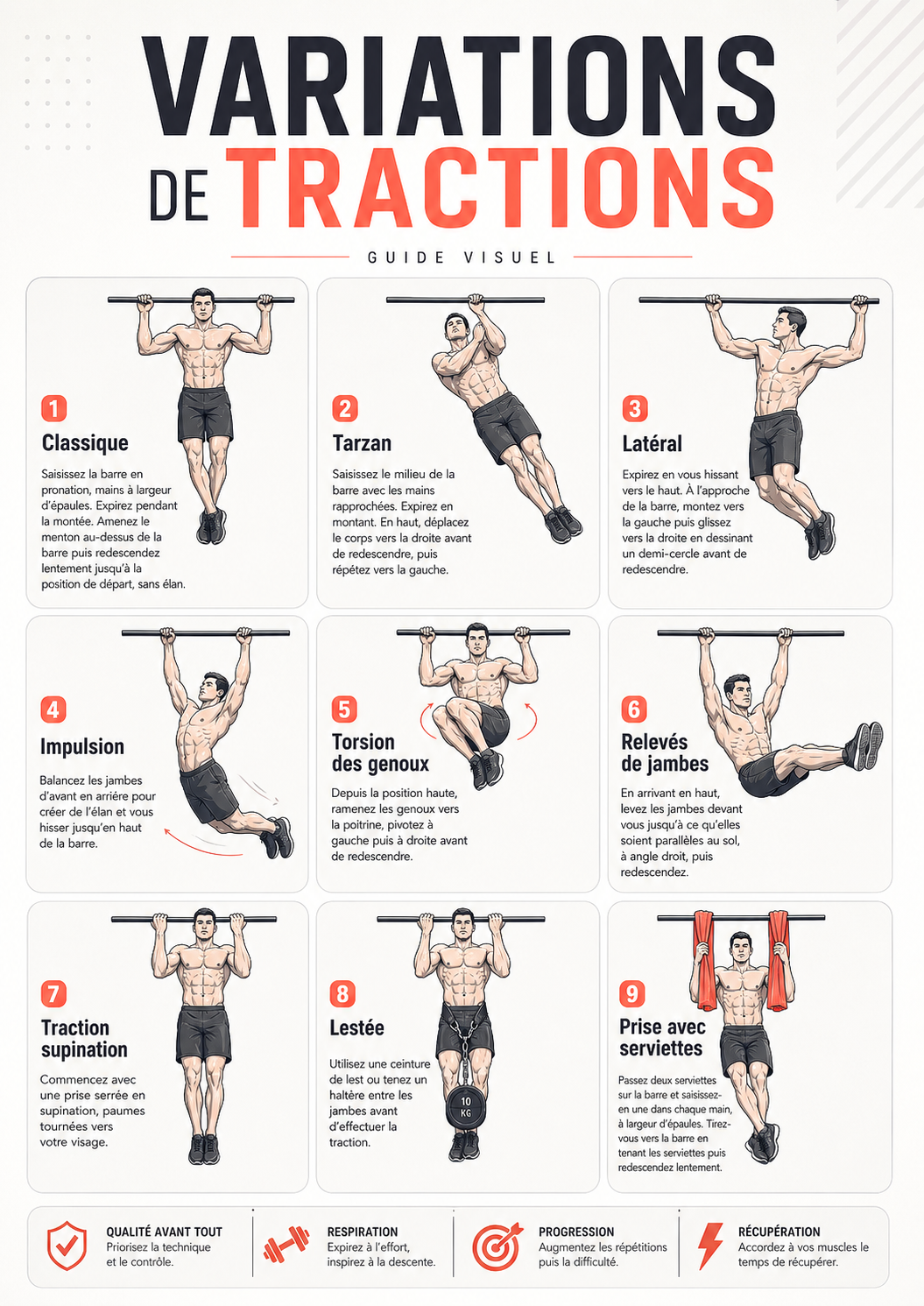 tuto graphique des différents types de traction